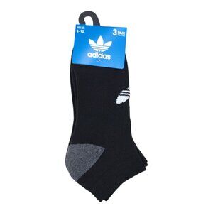 Adidas 3-Pair Low-Cut Moisture-Wicking Mens Socks For Shoe Size 6-12